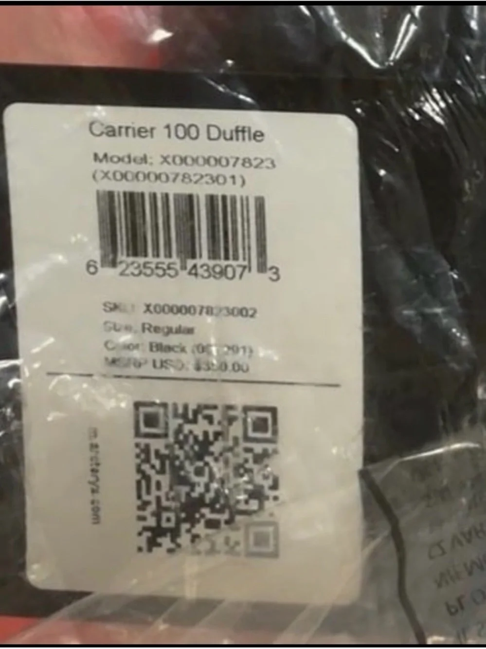 ❤️❤️Arc'teryx Carrier 100 Duffel Black ,Storage-pouch Include❤️❤️